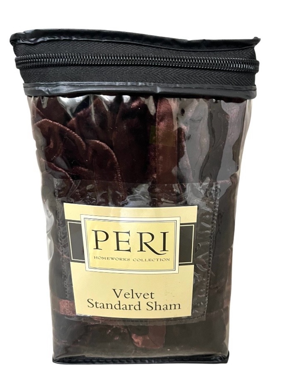 NEW in Package! PERI Velvet Standard Sham Pillow Cover - Vintage !!